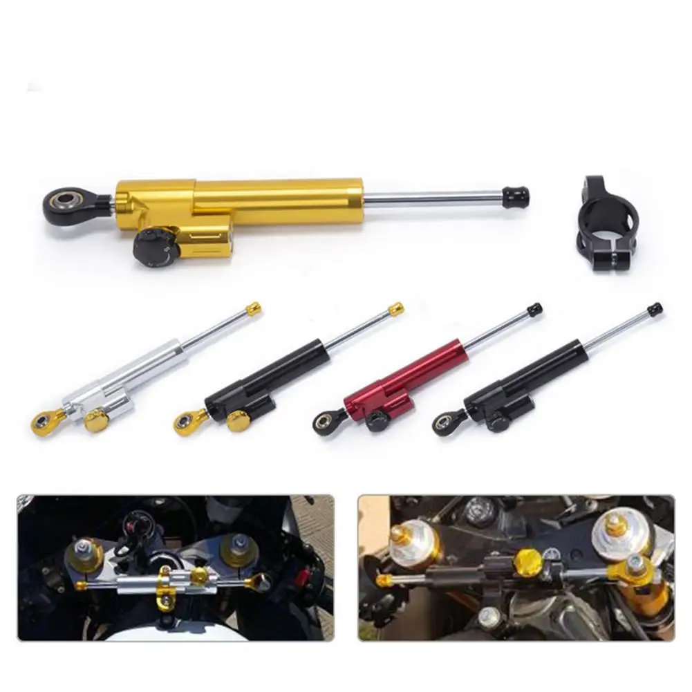 

Steering Damper Universal Motorbike Stabilizer Aluminum Durable Direction Damper for Motorcycle Steering Damper Aluminium
