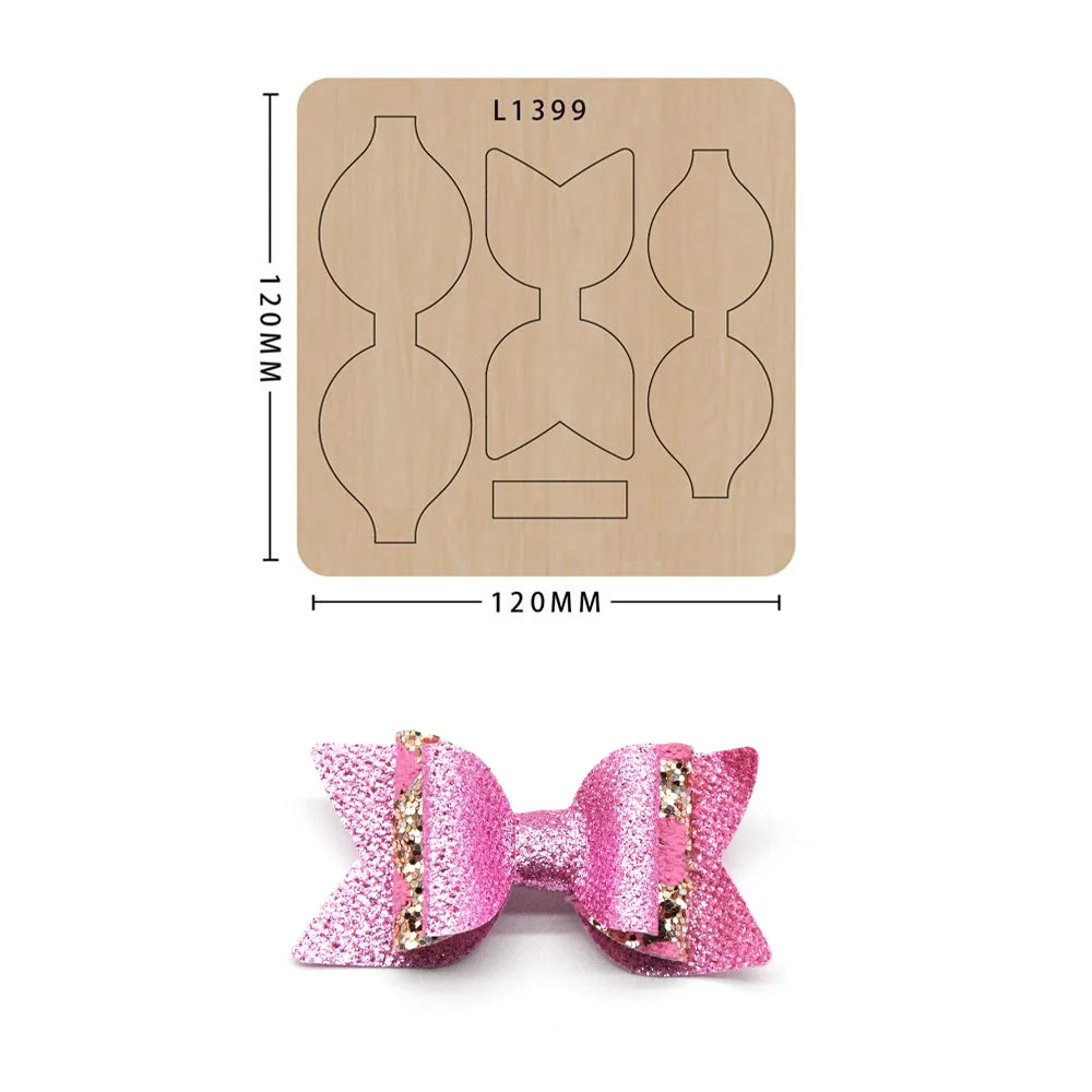 Бант Diy Ремесло Скрапбукинг деревянная высечка штамповка Декор штампы шаблон