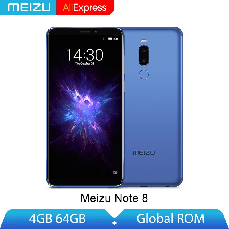 Meizu Note 8 Note8 4 Гб 64 Snapdragon 632 восьмиядерный смартфон 5 99 дюйма Двойная Задняя камера AI