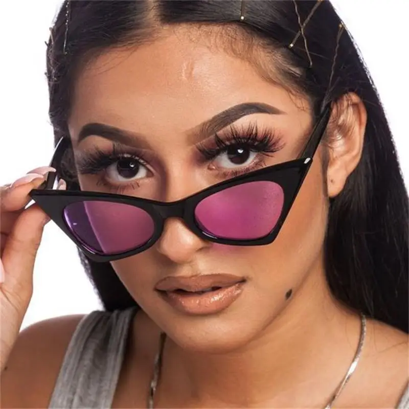 Необычные Кошачьи Глаза Солнцезащитные очки женские брендовые дизайнерские