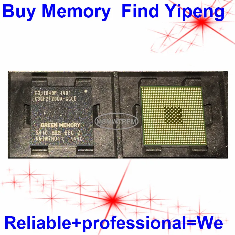 

Флэш-чип K3QF2F2, 1600 Мбит/с, 2 Гб