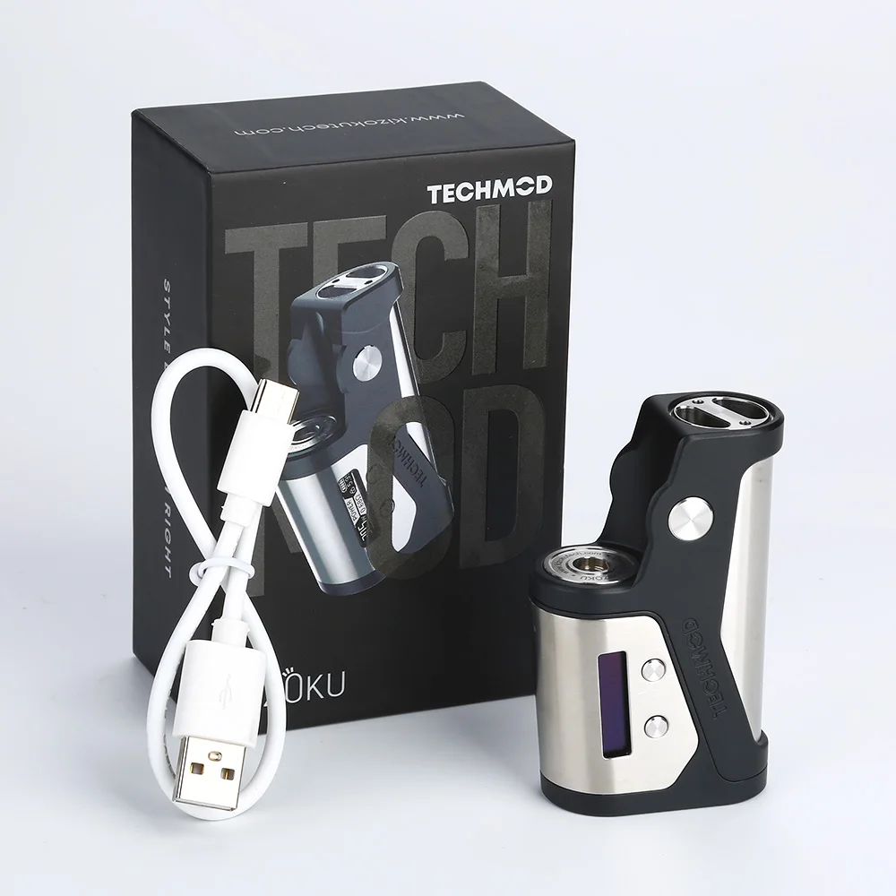Оригинальный KIZOKU TECHMOD 80 Вт TC BOX предназначен для современных вейпов 24 мм