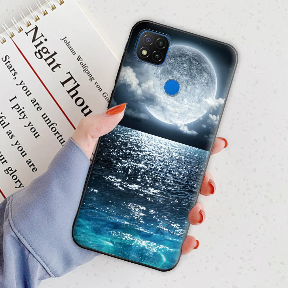 Чехол для Redmi 9C NFC чехол силиконовая задняя крышка телефона Xiaomi милый модный