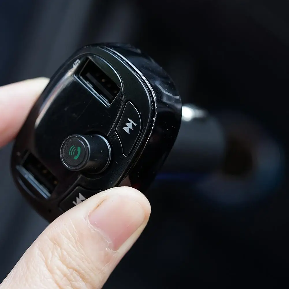 FM-трансмиттер с Bluetooth автомобильный комплект громкой связи mp3-плеер двойным