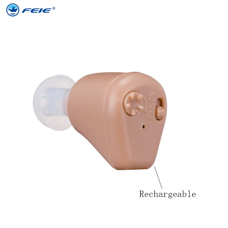 Мини Портативный Перезаряжаемый слуховой аппарат для глухих ушей усилитель