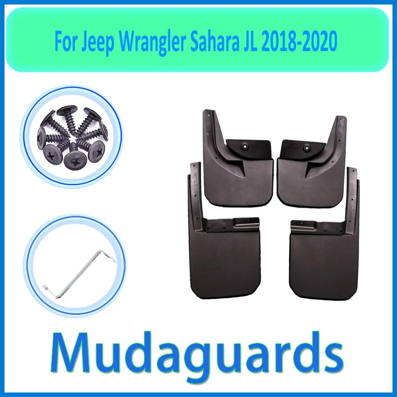 Для Jeep Wrangler Sahara JL 2018 2019 2020 крыло брызговики Брызговики автомобильные аксессуары |