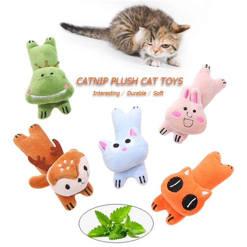 

Amuse Catnip Funny Cat Toy Plush Stuffed Toy Throwing Toys Interactive Kitten Toys Playing Toys Durable Pet Cat Supplies