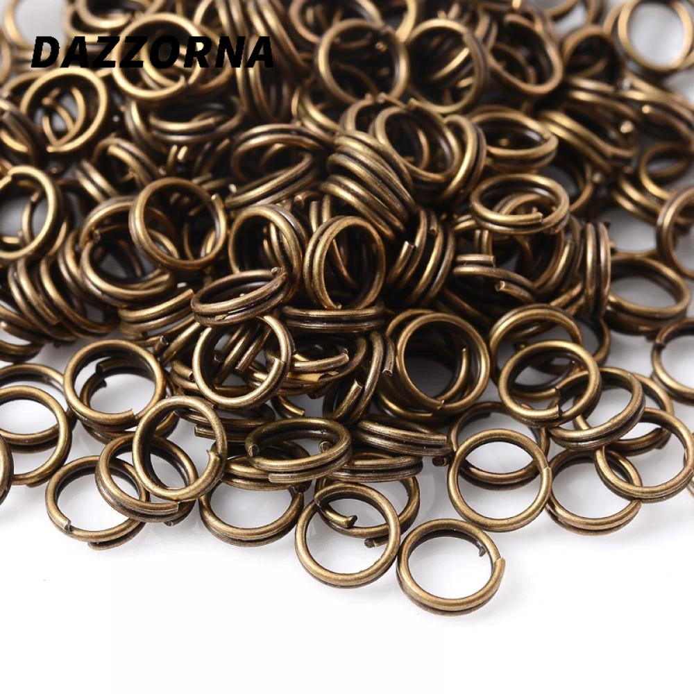Разрезные кольца 6 мм 100 шт./лот для изготовления ювелирных изделий - купить по