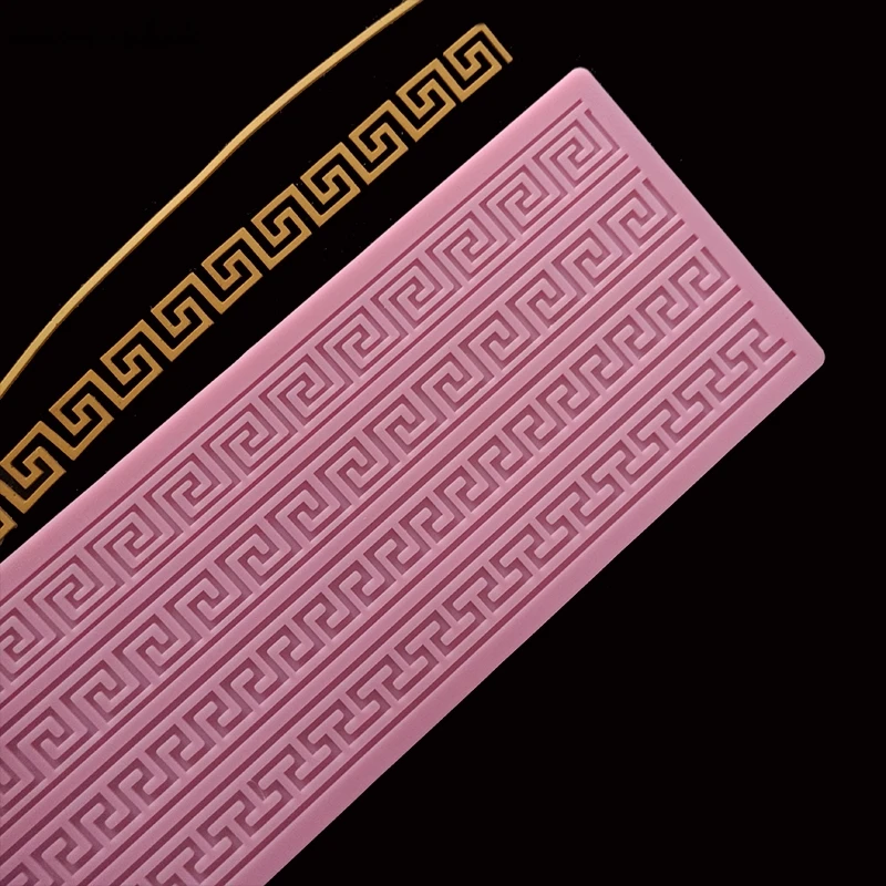 Minsunbak решетчатый кружевной коврик для торта кружевная силиконовая форма края