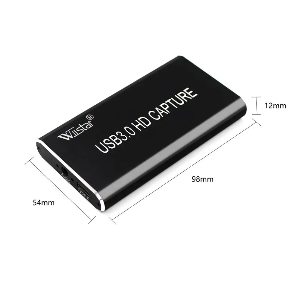 HDMI ЗАХВАТ USB 3,0 Тип C видео Захват Видео Аудио Захват игра захват рекордер ключ игра потоковая прямая трансляция