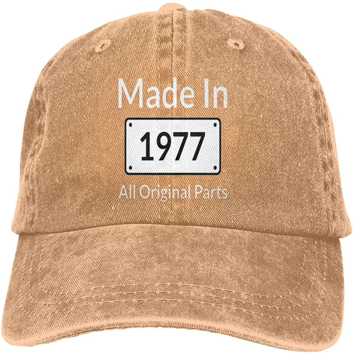 

Made In 1977 All Original Parts Unisex Soft Casquette Cap Vintage Adjustable Baseball Caps