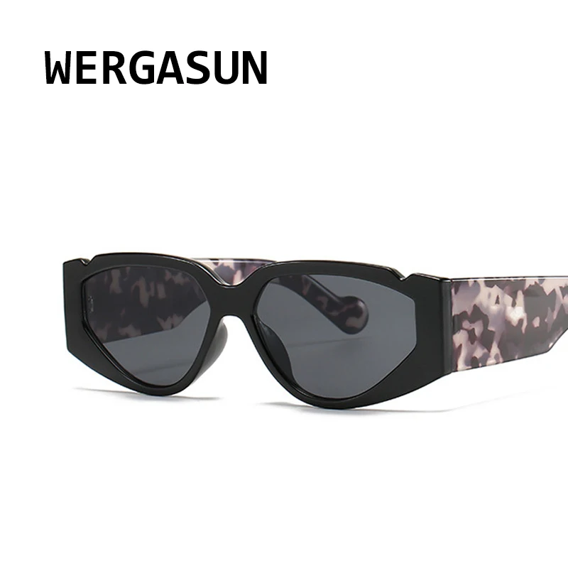 WERGASUN новые винтажные солнцезащитные очки с квадратной оправой женские роскошные