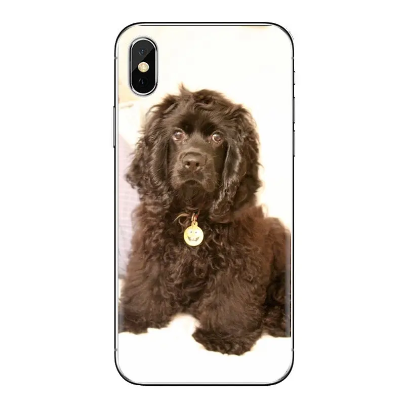 Кокер-спаниеля с изображением щенков для sony Xperia Z (Сони Иксперия З) Z1 Z2 Z3 Z5