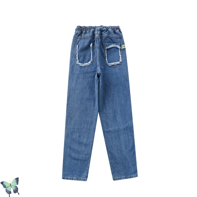 

Winter Autumn Ader Error Slim Jeans Men Women Loose Solid Color High Quality Ader Error Casual All-match Jeans