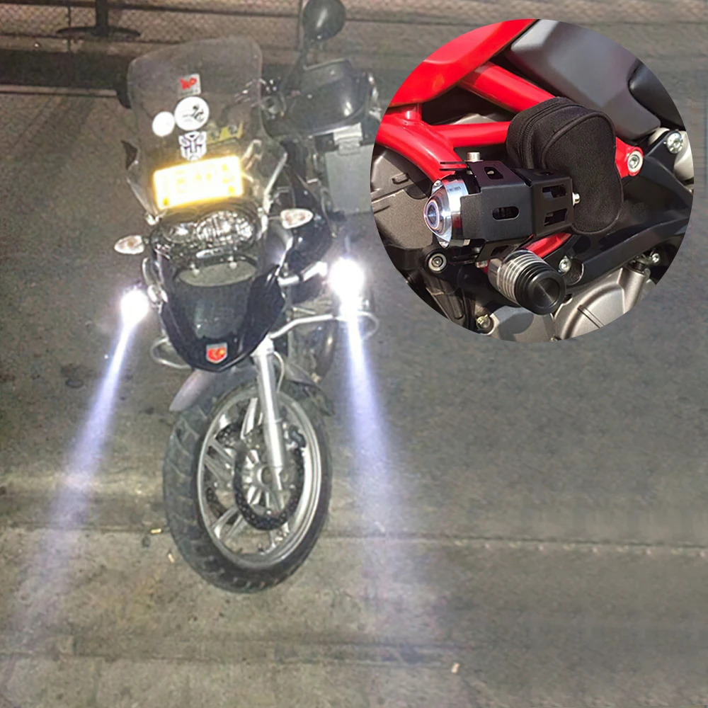 

Motorcycle Light LED Driving Headlight Fog Auxiliary Lamp U5 Led Motorcycle Spotlight Accessories 12V moto DRL Spot Head Lights