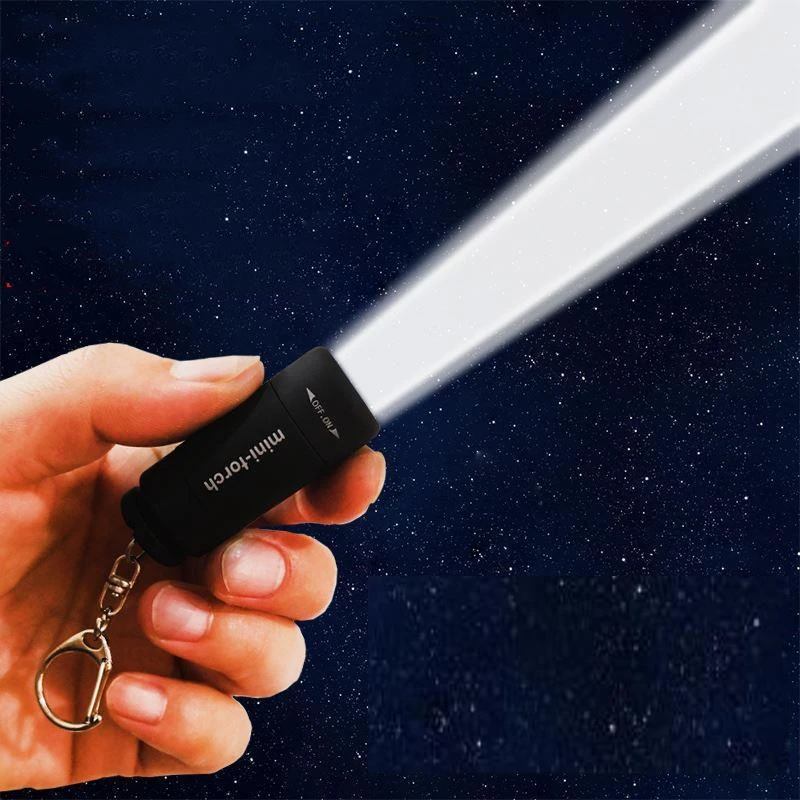 

Mini Portable Torch Waterproof White Light LED Flashlight Rechargeable Light Portable Lamp For for Camping Hiking Out