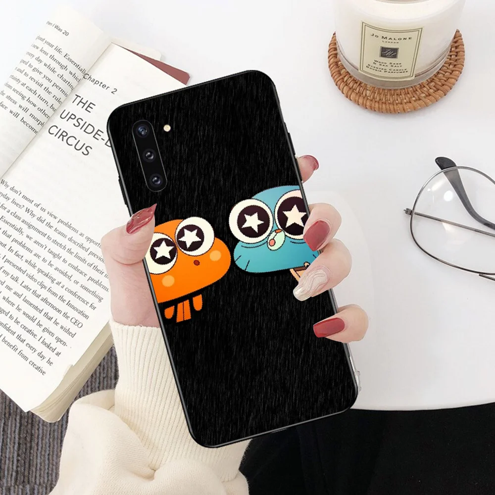 NBDRUICAI the Amazing World Gumball черный чехол для телефона Samsung Note 3 4 5 7 8 9 10 pro A7 2018 A10 A40 A50 A70 J7 |