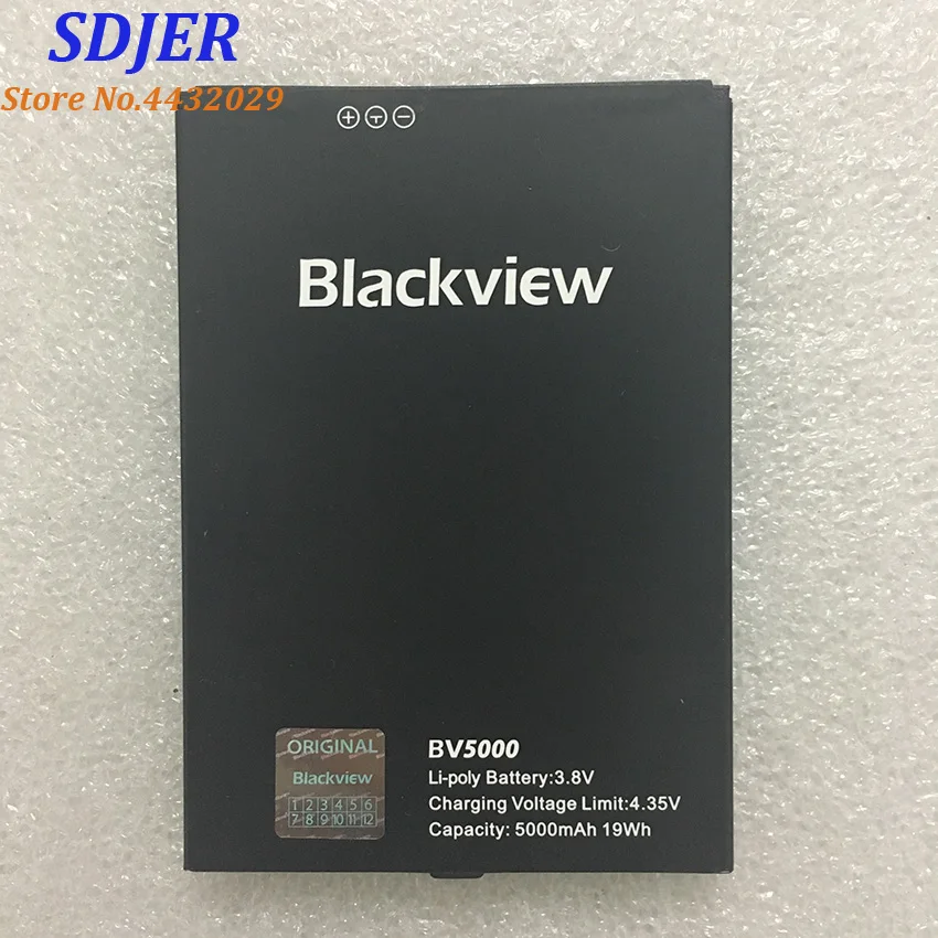 100% новый Blackview BV5000 5000 мА/ч литий ионный Резервный аккумулятор резервный запасной