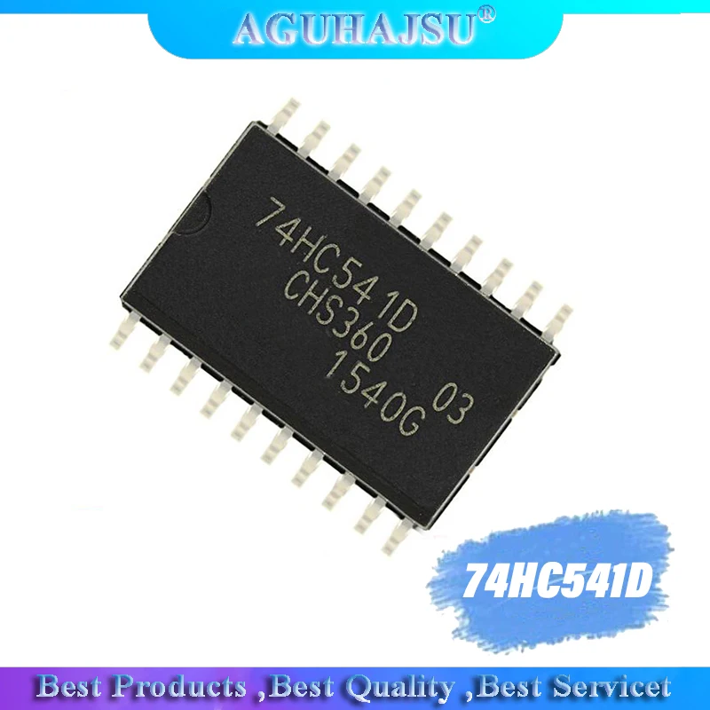 10 шт. оригинальные Logic ps 74HC541D 74HC541 SN74HC541D SOP20 | Электронные компоненты и