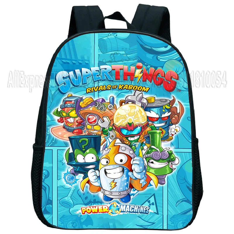 Super Zings-mochila Escolar para ni&ntilde;os peque&ntilde;os, morral Escolar de dibujos animados en 3D para ni&ntilde;os y ni&ntilde;as, libro para estudiantes, regalo para ni&ntilde;os-4