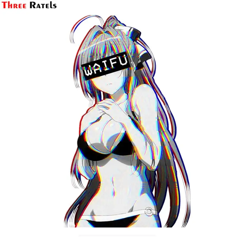 Наклейка Three Ratels FC506 Isuzu Waifu сексуальное Аниме Девушки обнаженный автомобиль