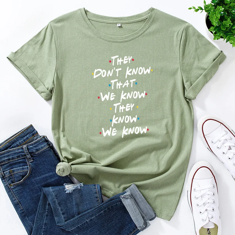 

Cotton T Shirt Women 5XL Plus Size Funny Letters Print T-shirt Woman Aesthetic Graphic Tees Female Short Sleeve Summer Tops