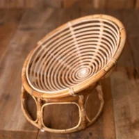 newborn photography props handmade bamboo basket vintage chair photo shooting posing sofa for boys girls baby fotografia props