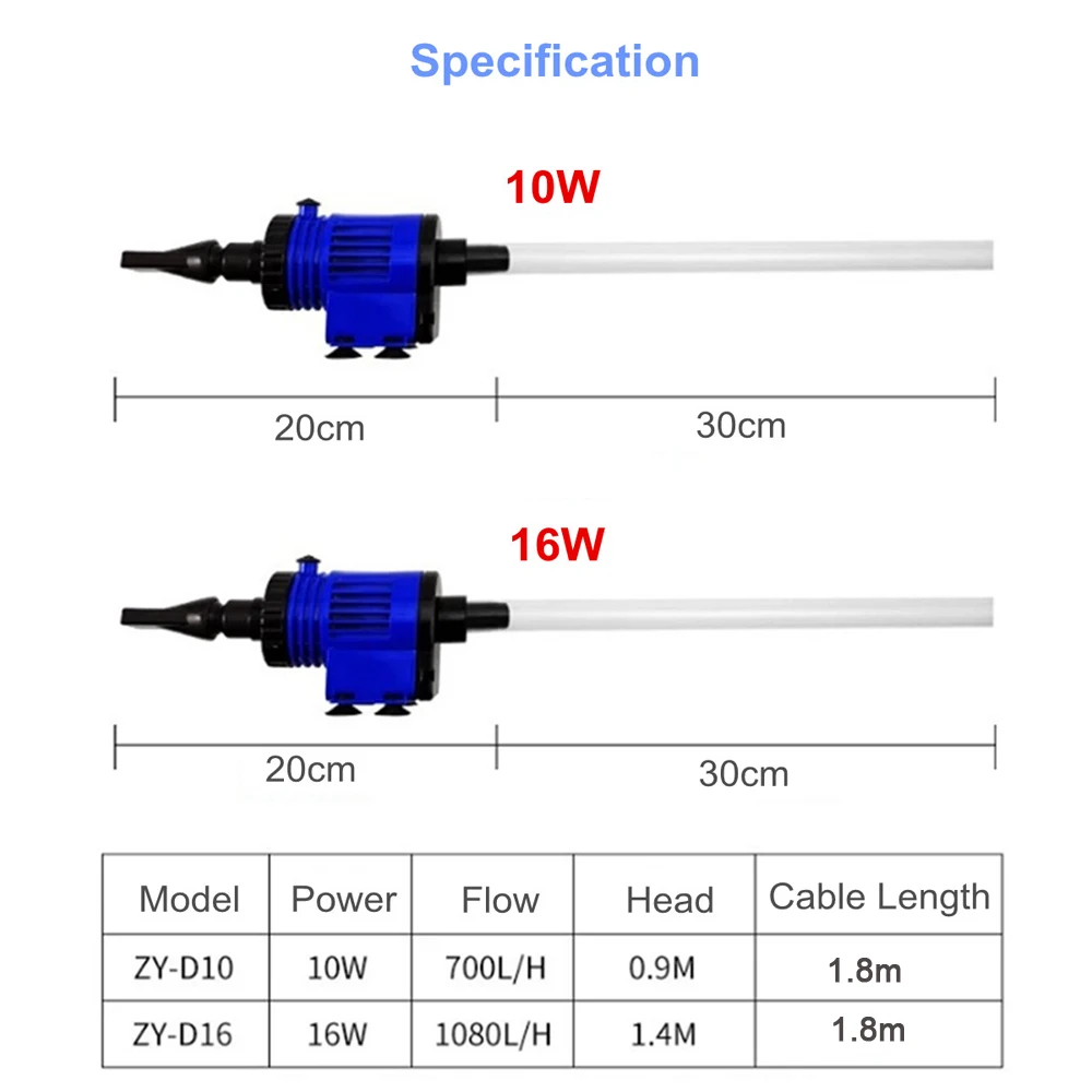 Насос для замены воды в аквариуме 220 240 В|Инструменты чистки| |