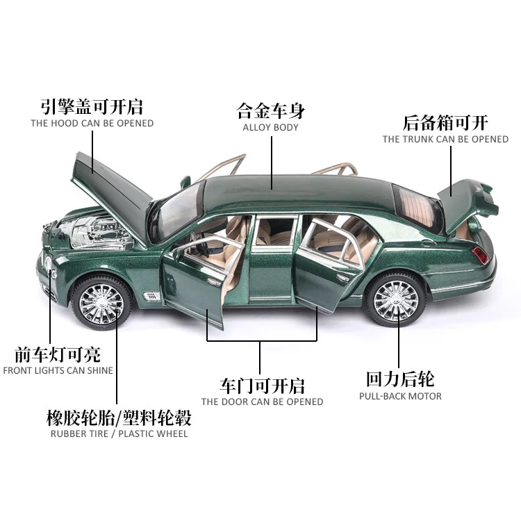 Коллекционная игрушка Bentley Mulsanne коллекционная из сплава подарок для детей