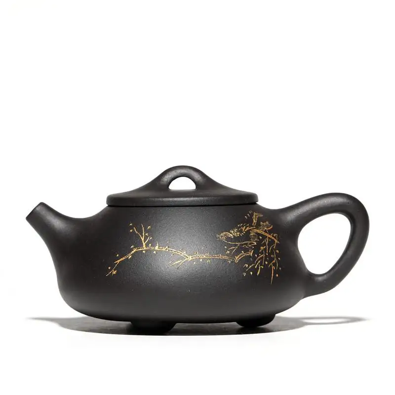 

Hand described black mud Yixing teapot tea teapot
