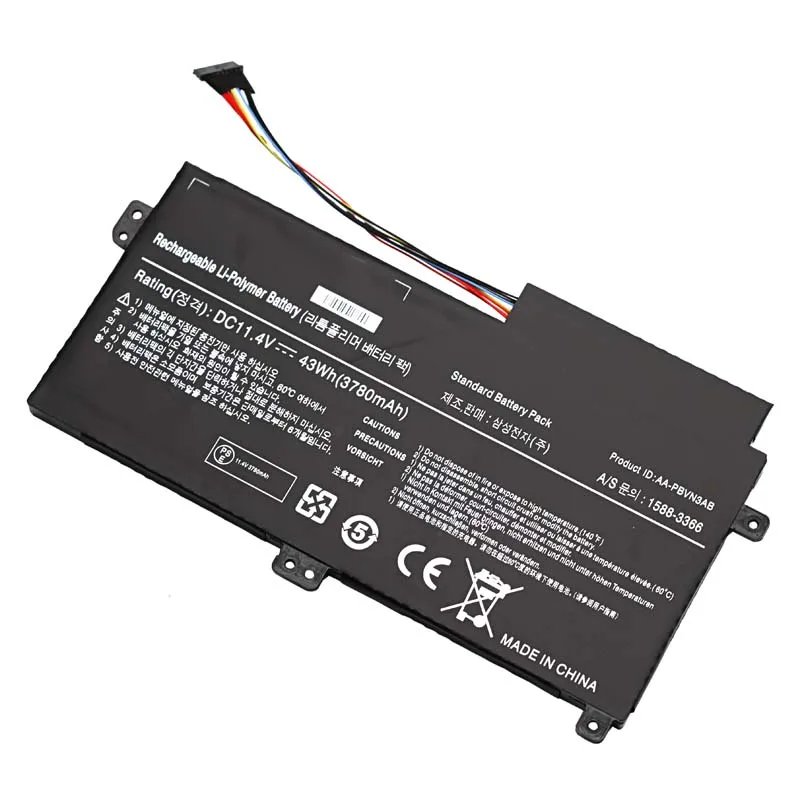 43wh аккумуляторная батареядля ноутбука samsung AA-PBVN3AB 588-3366 BA43-00358A Np510 NP510R5E NP51OR5E NP370R5E-S04 NP370R4E Np450r5e Np470