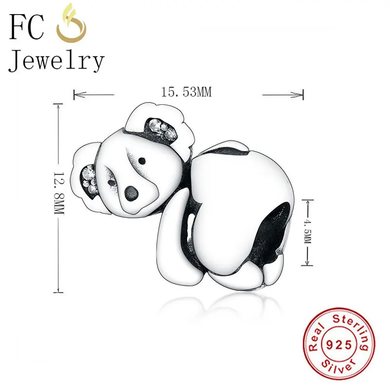 FC ювелирные изделия подходят оригинальный бренд шармы браслет 100% Серебро 925