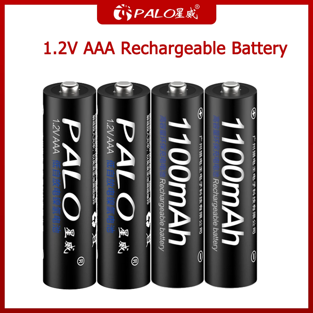 PALO 1 2 V AAA Перезаряжаемые Батарея для удаленного Управление игрушечные часы