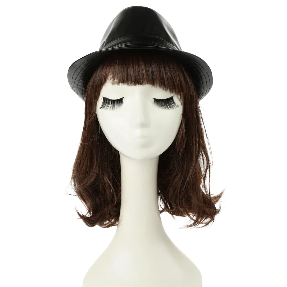 Мужская и женская мужская фетровая шляпа из искусственной кожи формальная