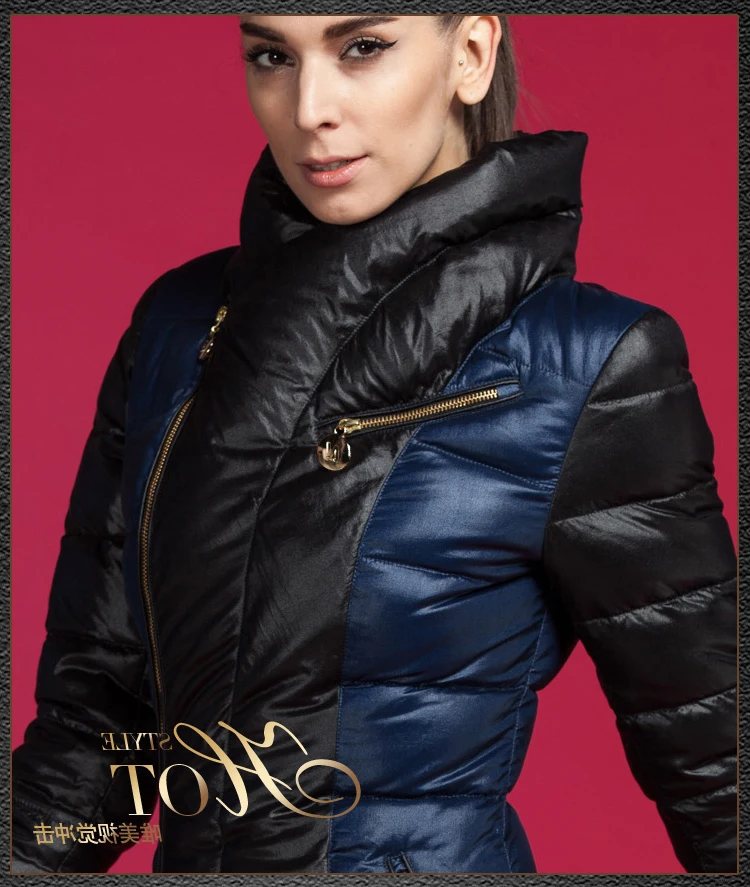 Женский пуховик зимний длинный белый на утином пуху корейские женские пуховики