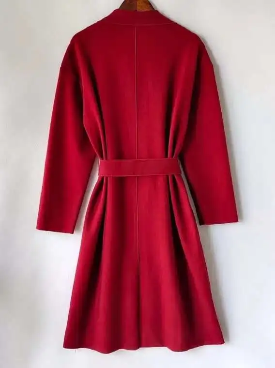 

Top Quality New Cardigan Jackets 2020 Autumn Winter Coat Trench Women Wool Blends Knitting Long Sleeve Casual Cardigan Coats