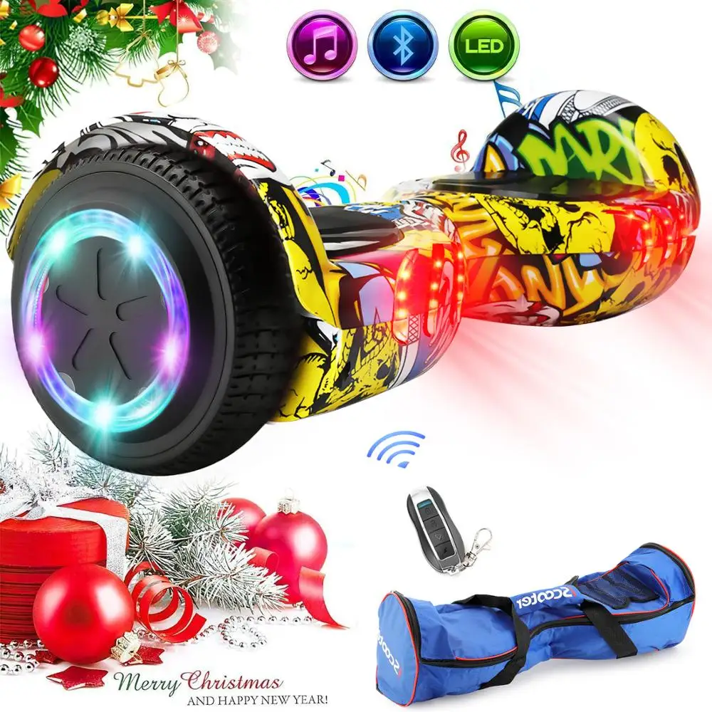 IScooter гироскутер 10/6.5 дюймов Bluetooth электрический скутер самобалансирующийся умный