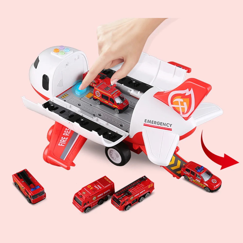 

Model Toy Airplane Model Toys Children's Simulation Track Inertia Music Story Light Airplane Toy Alloy Car Parking Lot Airplane