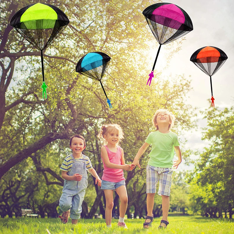 

Hand Throwing Mini Soldier Parachute Funny Toy Fly Parachute Sport For Children Toy Kid Outdoor Game Play Educational Toys n