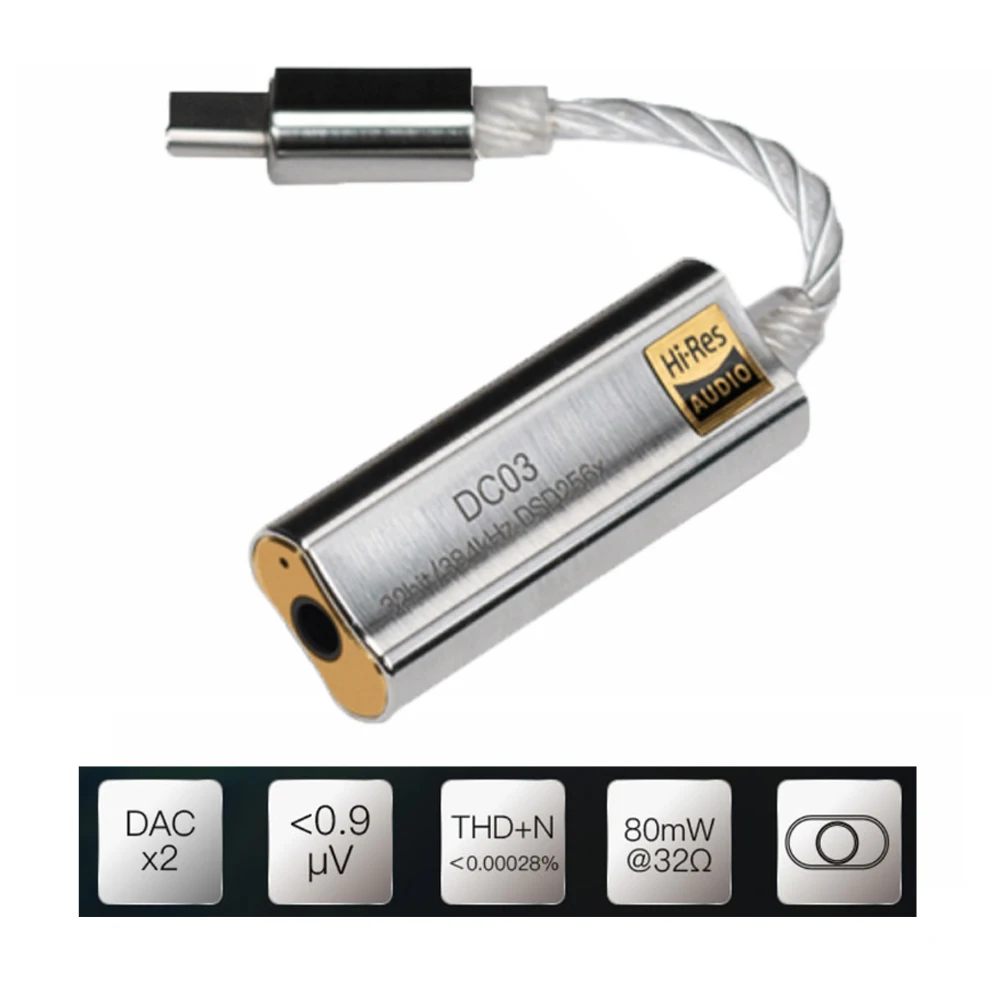 Усилитель для наушников адаптер iBasso DC01 DC03 DC04 USB DAC Android ПК ipad 2 5 мм 3 Hi-Fi