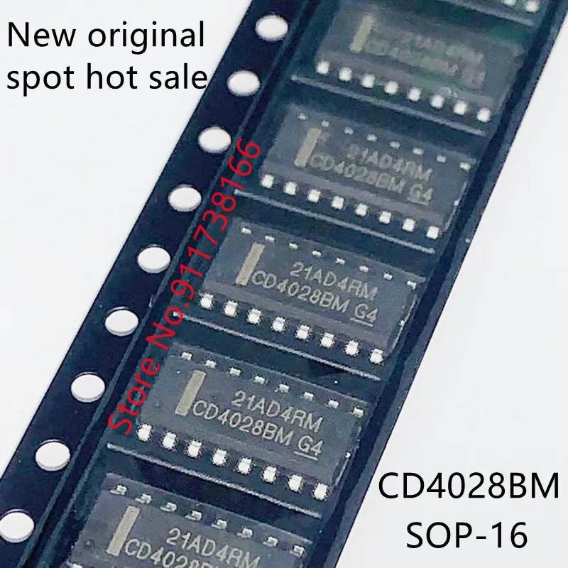 10 шт./лот CD4028 CD4028BM SOP-16 декодер/кодировщик/Мультиплексор | Электронные компоненты