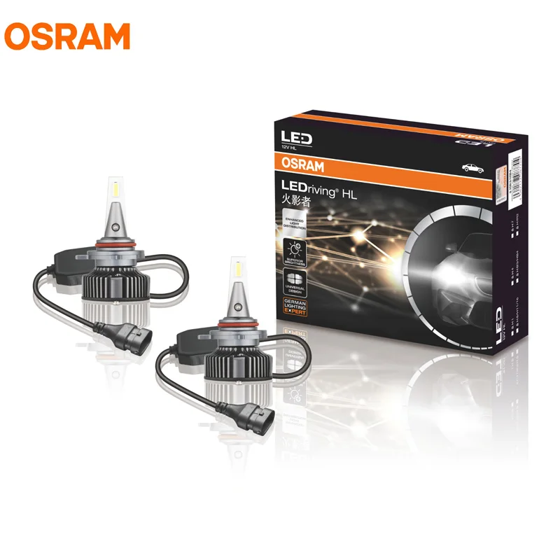 OSRAM 9005 9006 HB3 HB4 LED HYZ светодиодный riving 6000K светильник свет Автомобильные Лампы