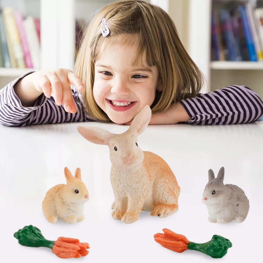 ПВХ изысканные реалистичные игрушки-модели животных фигурки Миниатюрный стол с