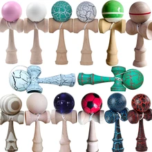 18CM Wooden Kendama Toy for Children Adult Professional Jumbo Skillful Juggling Balls Outdoor Kendama Krom Sport Games Toys