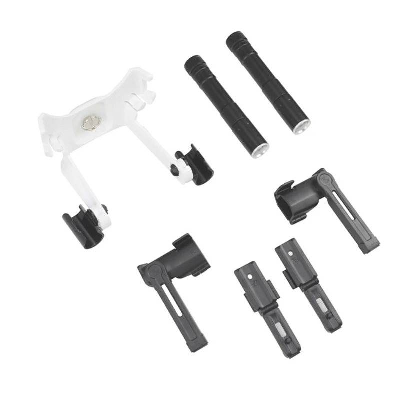 

For Mavic Air 2 Landing Gear Leg Foldable Extended Kit with Night Flight LED Flash Lights Drone Accessories