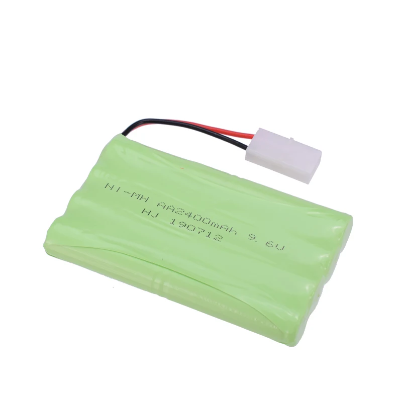 

2pcs 4.8/6.0/7.2/9.6V 2400mAh Nimh AA Battery Pack Rechargeable For Remote Control Electric Car Toys SM/KET-2P Plug Nimh Battery