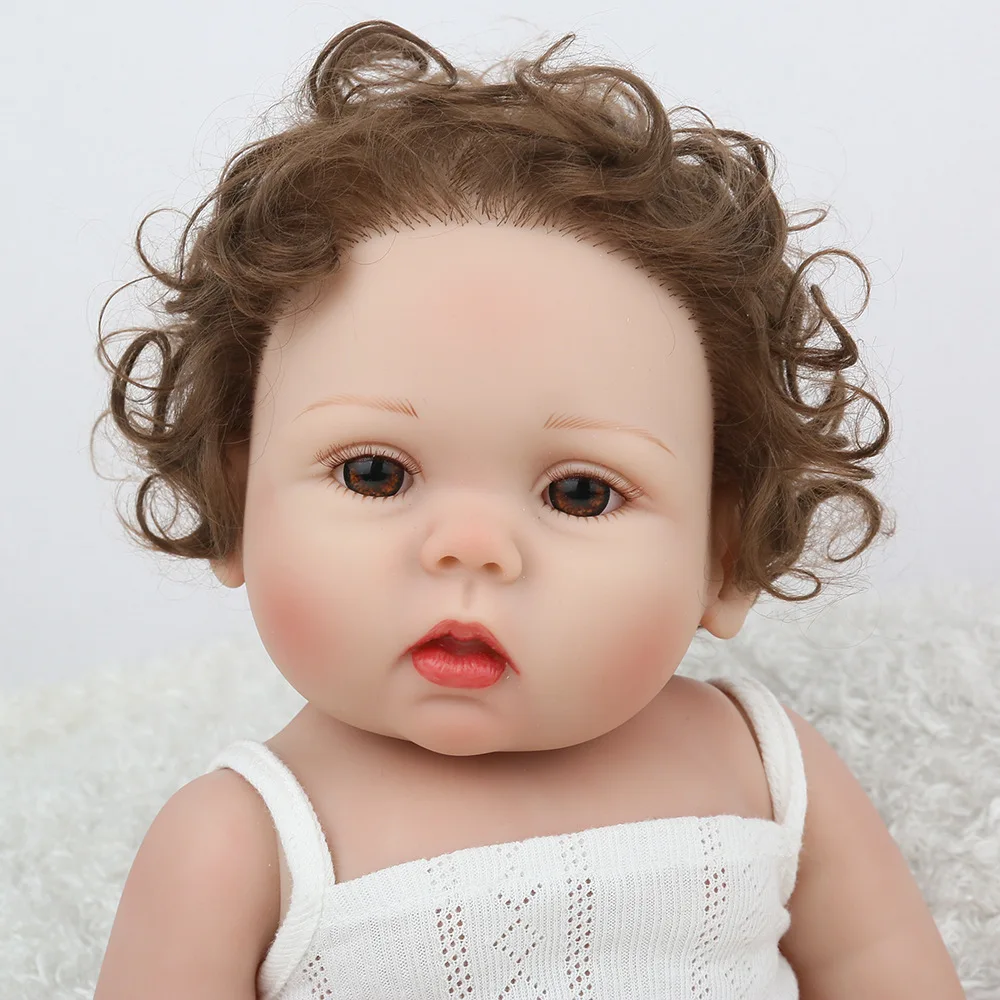 

NEW Newborn Babies dolls 45CM handmade Lifelike Toddler Reborn Baby Doll Full Silicone Body Bonecas DOLLS TOYS FOR KIDS Xmas