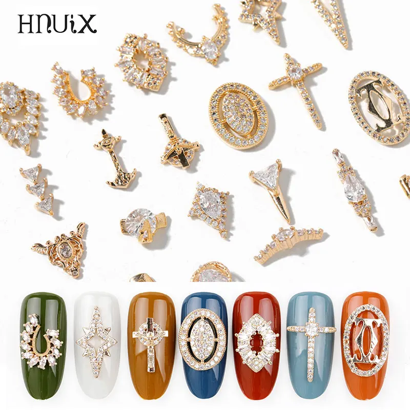 Подвеска с кристаллами в форме капли воды на цепочке украшения для ногтей