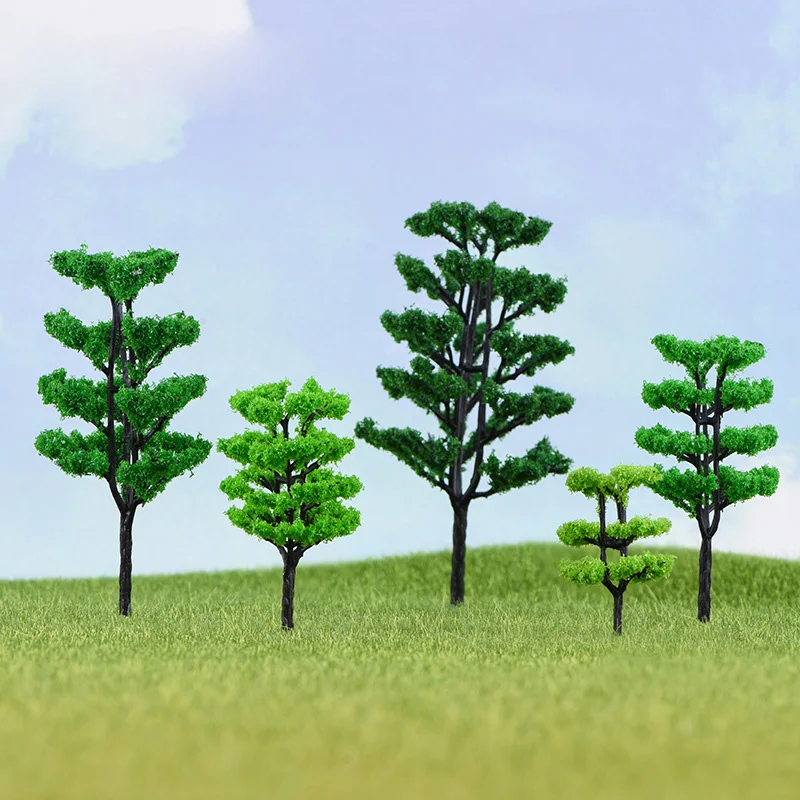 Новая модель новогодней Зеленой Елки мультяшная 3d-фигурка кукольный домик торт