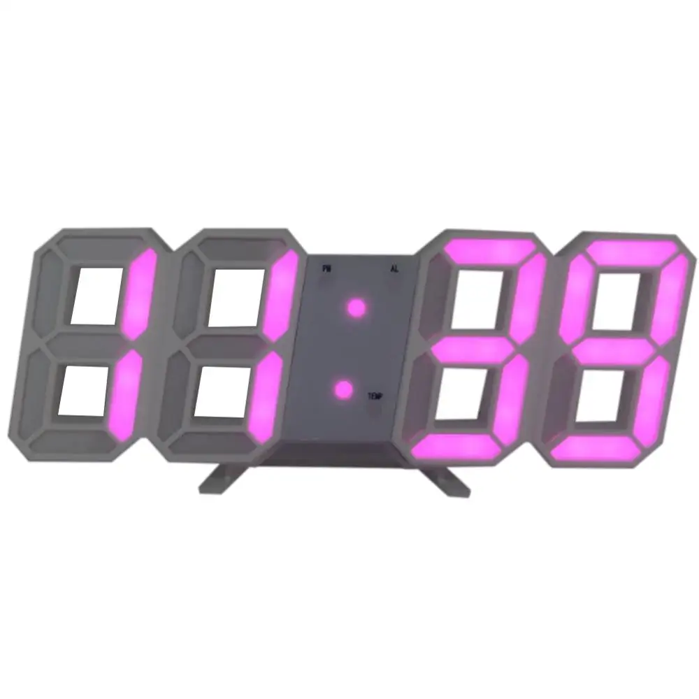 Светодиодный светодиодные настенные часы современный дизайн цифровые